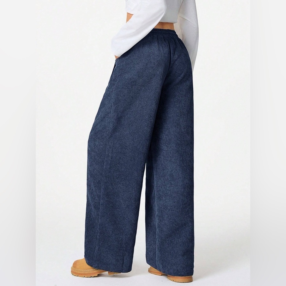 Wide Leg Drawstring Pants - Picture 9 of 12